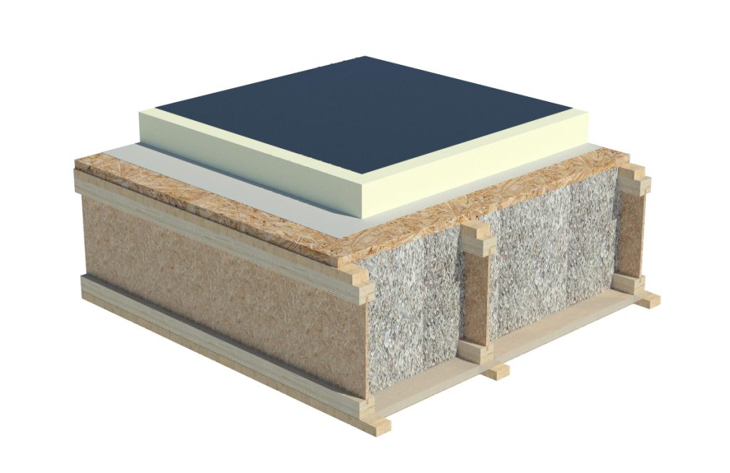 houtskeletbouw opbouw plat dak detail (2)